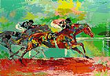 Race of the Year (Affirmed and Spectacular Bid) by Leroy Neiman